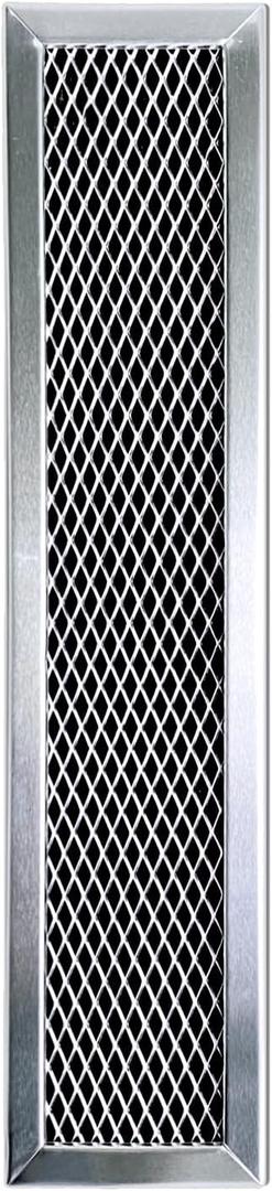 1X Microwave Charcoal Filter 11.02 x 2.52 for JX81D WB02X10943 GE Microwave Filter Replacement Carbon Filter Freshens and Filters Kitchen Air Entering the Over-the-Range Oven Vent Fan