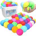 40Pcs Stress Balls-Squishy Stress Balls Bulk-Treasure Box Toys-Fidgets Prizes Bulk-Sensory Balls-Stress Balls for Adults -Classroom Prize-Goodie Bag Stuffers, Sensory Toys (40pack Stress Balls)