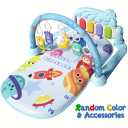 Baby Gyms Play Mats, Tummy Time Mat Toys, Infant Play Mat and Activity Gym, Baby Play Piano Gym Mat, Play Mats for Babies Newborns and Toddlers, Baby Activity Mat Toys 0-3-6-12 Months (Blue)
