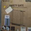 Baby Gate No Drilling, 29"-40" Auto Close Dog Gate Indoor for Doorways & Stairs, Pressure Mounted Adjustable Pet Gate, Easy Walk Through Child Gate for Children & Pets Stroller Friendly, White