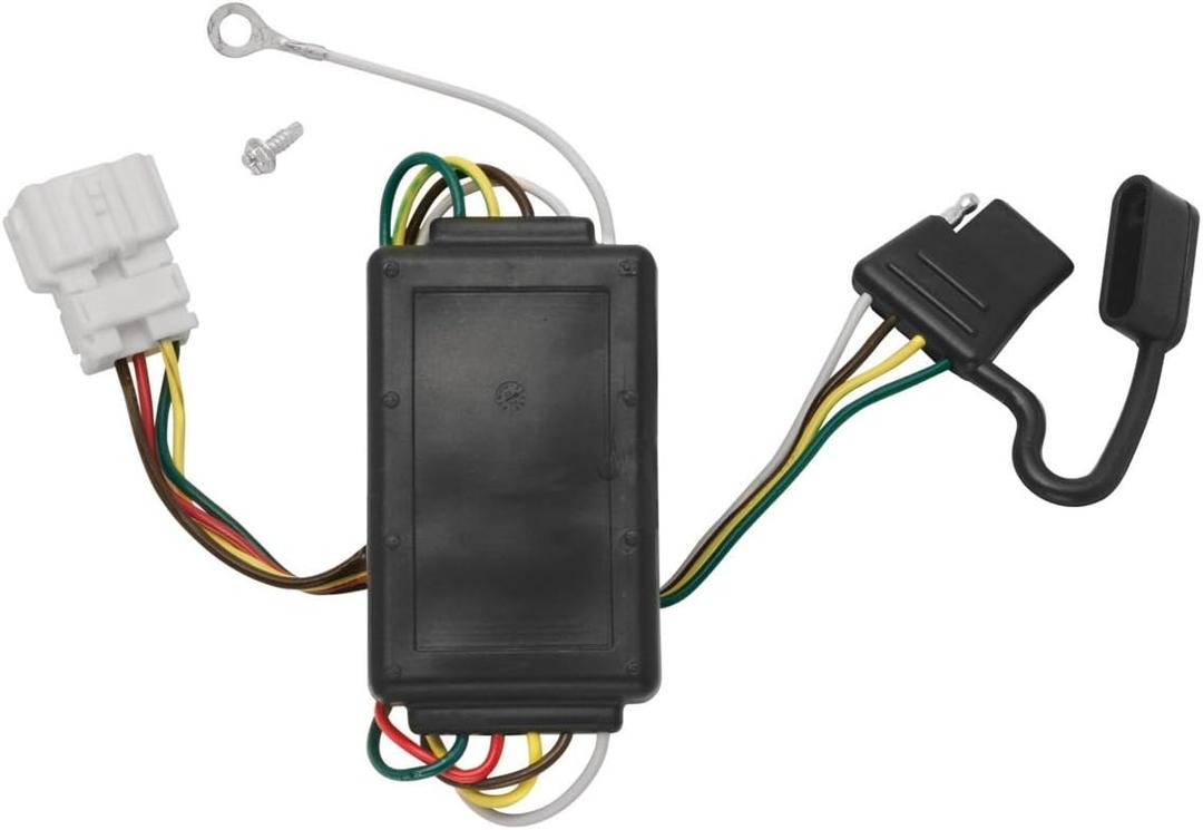 Tekonsha 118427 T-One T-Connector Harness, 4-Way Flat, w/Circuit Protected Converter, Compatable with 2007-2011 Honda CR-V Black