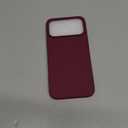 ORNARTO Compatible with iPhone 17 Pro Max Case 6.9", Slim Liquid Silicone 3 Layers Soft Gel Rubber Shockproof Protective Cover with Anti-Scratch Microfiber Lining-Wine Red