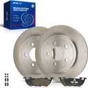 KAX Rear Brake Kit for Ford Escape 2005-2008, Mercury Mariner 2005-2008, Mazda Tribute 2005-2006 2008, 11.88inch Brake Rotors Pads Kit, #54122+D1055 Rear Brakes