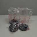 Blender Replacement Parts for Ninja, 24oz Ninja Blender Cups with To-Go Lids, 7 Fins Extractor Blade, Compatible with Nutri Ninja Auto iQ Blenders BL2012 BN801 BL480-30 BL640-30 BL642-30 NN100-30