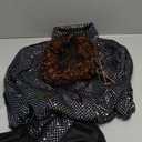 Morph Mens Disco Costume 70s Outfit Full Disco Shirt Retro Party Wear 70s Style Clothing for Men (Large)