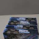 OSDUE Lightsaber for Kids, 7 Color Rechargeable Light Up Saber with FX Sound & Type-C Charging Cable, Expandable Light Swords for Star War Fighters & Warriors Children's Day New Years Gifts (Black), 4 Packs