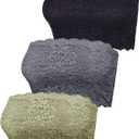 Boao 3 Pcs Lace Tube Bandeau (Black, S)