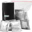 8 Gallon Compostable Portable Camping Toilet Bag with Poo Gel Set, 1.18 Mil Extra Thicken, Biodegradable Porta Potty Bags, Trash Waste Bag for Camping, Hiking, Road Trip, 40 Pack