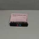 Anweller Smart Cabinet Lock, Hidden No Drill Adhesive Baby Proofing Child Proof Drawer Locks, Keyless RFID Bluetooth Cabinet Locks for Adults File Kitchen Cupboard Closet Liquor - Black