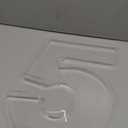 13.8" Extra Large Acrylic Number Charcuterie Board Box, Reusable Fillable Number Cake Candy Dish Display Serving Tray for Birthday Anniversary Party Decoration (5)