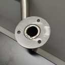 28" x 15" Black Folding Wall Mount Shower Seat Bench, ADA Compliant