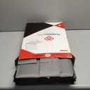 YearningHome Cup and Mug Storage Box with Hard Shell and Dividers for Coffee Mugs,Tea Cups and Glasses,Stackable Storage Organizers with Lid,Handles,Zips and Lable for Moving,Holds 12,2 Pack, Grey