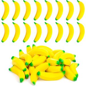LovesTown 30PCS Banana Stress Toys, Stretchy Banana Fidget Toys Mini squishies Banana Toys for Stress Relief Kids Adults Party Favors