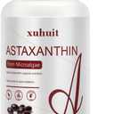 Astaxanthin 12mg Softgels, 120 Count for 4 Month Supply, Natural Antioxidant Supplement from AlgaeSoy Free, Easy to Swallow (01)