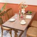 Clear Table Cover Protector 40 x 120 Inch, 2mm Thick Table Protector for Dining Room Table, Clear Plastic Table Cover, Pad Mat for Kitchen, Writing Desk Pad for Desktop