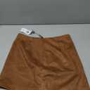 Suede Mini-Skirt, Size M 
