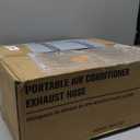 Portable Air Conditioner Hose Kit AC Hoses with Coupler 5.9" Dia with 2 Pack Hoses in 59" Length and 78.7" Length Universal Flexible Exhaust Hose for Portable Air Conditioner Vent