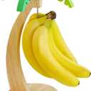 Banana Holder - Banana Hanger Tree with Stainless Steel Hook for Kitchen Countertop