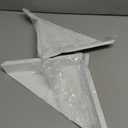 Copkim 2 Pack Aluminum Corner Air Diverter (Triangle) for 12 x 12 Inch Ceiling Air Vent Deflector Commercial Ceiling Diffuser Adjustable AC Vent Cover Redirect Airflow for Office Home, White