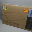 Yolife Stone Bath Mat Large, 32" x 20" Diatomaceous Earth Bath Mat for Bathroom, Super Absorbent Quick Drying Bathroom Stone Mat, Non-Slip Diatomite Shower Mat, Easy to Clean (White Grey)