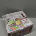 Ninja CREAMi Original Pints 4 Pack, Compatible with NC299AMZ & NC300s Series CREAMi Ice Cream Makers, BPA-Free & Dishwasher Safe, Color Lids, 1 Pint Each, Clear/Grey/Lime/Pink/Aqua, XSKPLD4BCD