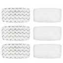 BettaWell Steam Mop Refill Pads Compatible with Bissell 1252 1606670 1543 1652 1132M 1530 11326 Symphony Hard Floor Vacuum Steam Cleaner Series (Pack of 6)