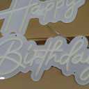 Happy Birthday Neon Sign, 31"x15"Happy Birthday Led Sign for Backdrop Party Wall Decor with Dimmable Switch - Brightness Adjustable 2PCS Happy Birthday Light Up Sign Party Decoration (USB Powered)