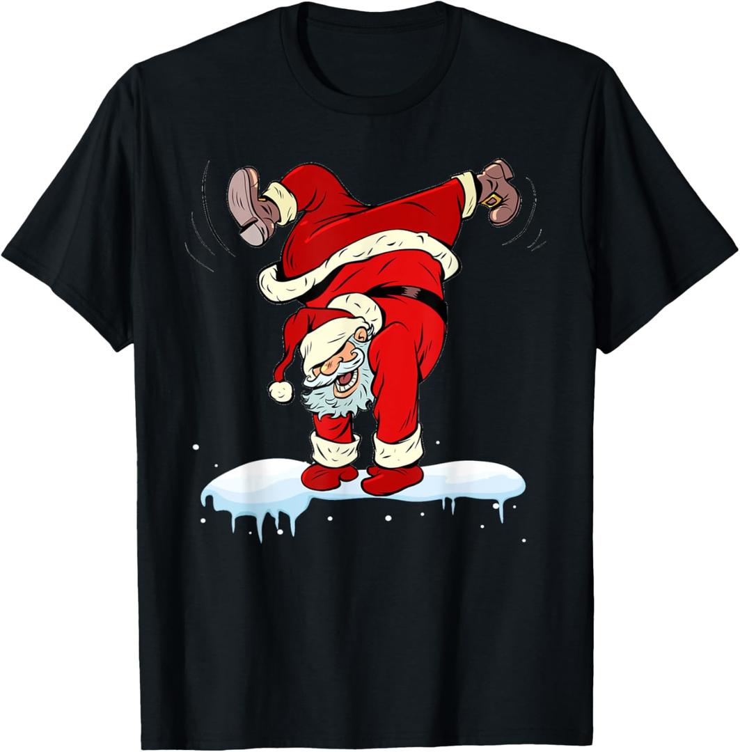 Dancing Hip Hop Santa Claus Xmas Christmas Party T-Shirt S