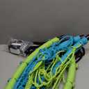 Trekassy 750lbs 40" Spider Web Saucer Tree Swing for Kids Adults, Outdoor Net Swing with Steel Frame and 2 Hanging Straps-Blue+Green (Patented)