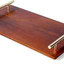Acacia Wood Cutting Board with Removable Gold Handles | Cheese Boards, Challah Board, Charcuterie Board. A Multi-Use Board for Cutting, Serving & Decor | Perfect Chopping Boards for Kitchen.