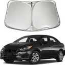 Car Windshield Sun Shade Sunshade Compatible with Nissan Versa 2025 2024 2023 2022 2021 2020 Accessories, Foldable Car Front Window Sun Shield Visor