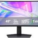 Samsung 49 Business Curved Ultrawide Dual QHD Computer Monitor, USB-C, DisplayPort, HDMI, 120Hz, VESA DisplayHDR 400, Built-in Speakers, Height Adjustable Stand, Eye Care, LS49C954UANXZA, 2024