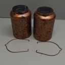 LAGarden Hummingbird Solar Lantern Outdoor Hanging Waterproof Metal Bird Decorative Light Christmas Gifts for Family Yard Patio Garden Backyard Porch Table Decor 2 Pack