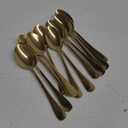 12 Pcs Gold Demitasse Espresso Spoons Set, 4.7" Mini Coffee Spoons, Tiny Tea Spoons, Stainless Steel Small Spoons for Dessert, Tea, Appetizer, Small Serving Spoons, Small Sugar Spoon, Dishwasher Safe