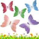 5 Pack Large 3D Paper Butterfly Decorations 15.7" and 11.8" Hanging Butterflies for Weddings, Baby Showers Themed Parties