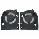 Fleshy Leaf Laptop CPU+GPU Cooling Fan for Dell Alienware M15 R5/R6 Ryzen 5/6 2021 Series, 12V, 4-Pin, 2 Fans