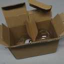 Globe Light Bulbs,G25,40W Incandescent Dimmable, 4000K Soft White Warm Glow, E26/E27 Base, 3.15-inch Crystal Clear Glass for Vanity Bathroom Mirror Pendant Lighting (2)