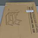 Fibogollo 2 Pack Bamboo Bed Tray Table with Folding Legs,Breakfast Trays,Serving Tray for Food and Snack,Laptop Trays for Working(Black)