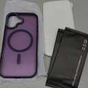 for iPhone 17 Case with 2X Screen Protectors [Compatible with MagSafe] Military Grade Drop Protection Skin Feeling Cover Shockproof Slim Fit iPhone17 Phone Case 6.3 inch,Purple