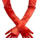 Womens Long Opera Party Gloves 1920s Satin Gloves Costumes Elbow Costumes Bridal