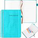 Lined Journal Notebook for Women & Men, 200 Pages A5 Hardcover Softcover Leather Journal, Perfect for Work, Writing, Business, Travel, Work or School, 6'' X 8.5''