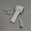 Fabric Shaver, Lint Remover Rechargeable, Electric Portable Sweater Defuzzer with 3 Speeds, 6 Leaf Blades, Digital LED Display to Remove Pilling for Clothes, Furniture, Sweater, Couch, Blanket (White)