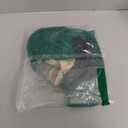 PLULON Dark Green Bob Wig and Sunglass Set, Neon Short Bob Wig Sunglass Pack Costume Colorful Cosplay Wig Hairpieces for Bachelorette Neon Party Favors, Halloween Decorations