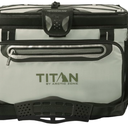 Titan by Arctic Zone 30 Can Zipperless Soft Cooler with HardBody Liner (Seagrass)
