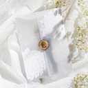 50 Pack Pre-Folded Vellum Jackets for 5x7 Invitations,AZAZA Elegant Translucent Invitation Sleeves,115GSM Vellum Jackets 5x7, Wedding Invitation Accessories, for Weddings Birthdays, Hydrangea Floral