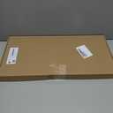 Halloween Hologram Ghost Mirror Spooky Floating Illusion,Semicircle LED Edge Scary Haunted House Party Supplies Living Room,Bedroom,DIY Haunted House Props (Wave Shape, 13.8 * 7.87 * 0.78in)