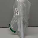 White Tension Curtain Rod for Windows 28 to 48 inch, Adjustable Expandable Pressure Spring Curtain Rod No Drilling, 7/8" Curtain Rod for Bedroom Doorway Closet Door