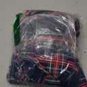 GYS Women's Pajama Sets Bamboo Viscose Long Sleeve Sleepwear with Pants Soft Pjs Lounge Set Ladies Loungewear (Large, Navy Plaid/Tapered-leg)