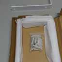 White Heavy Duty Shelf Brackets 10 Inch, 8 Pack Floating Shelf Brackets, L Wall Shelf Bracket for DIY Decorative with Mounting Hardware