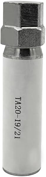 TA20-19/21 10-Spline Lug Nut, 3/4", 13/16" Hex Drive Splined Nut Wheel Key Lock Tool Socket for Passenger Cars, Small SUVs